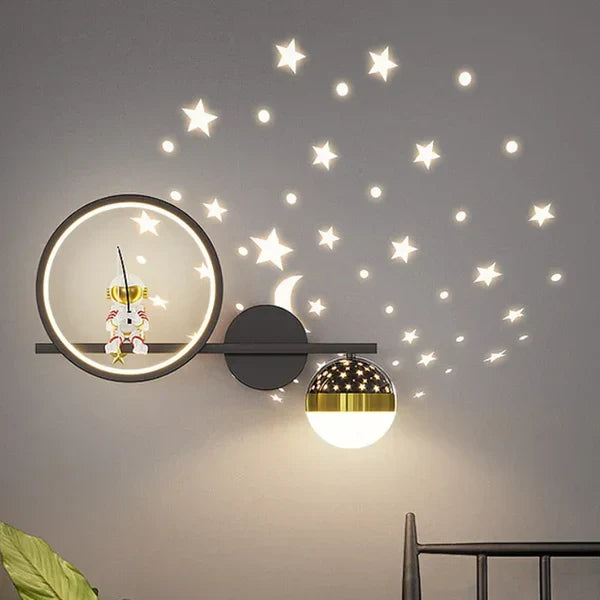 GlowNest - Playful Wall Lamp for Kids' Rooms