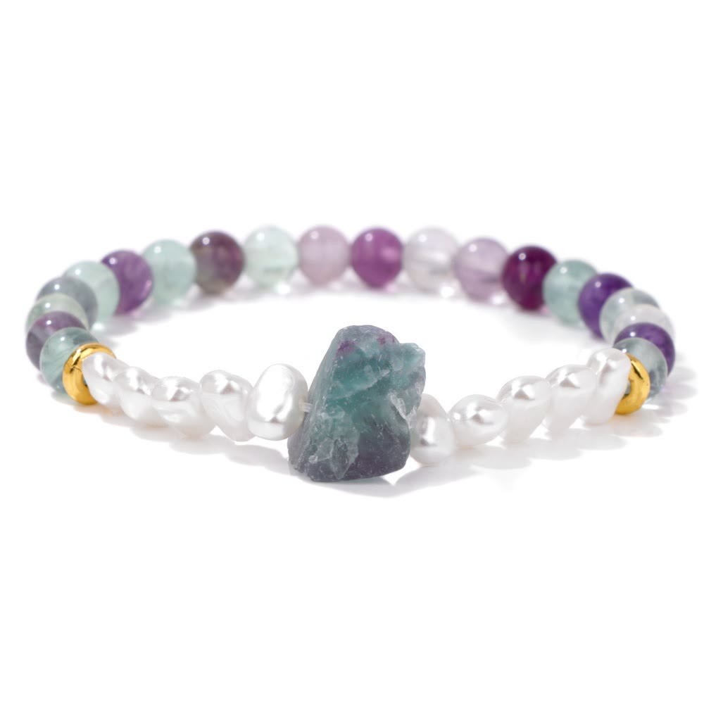 Eline - Enchanting Natural Crystal Bead Bracelet