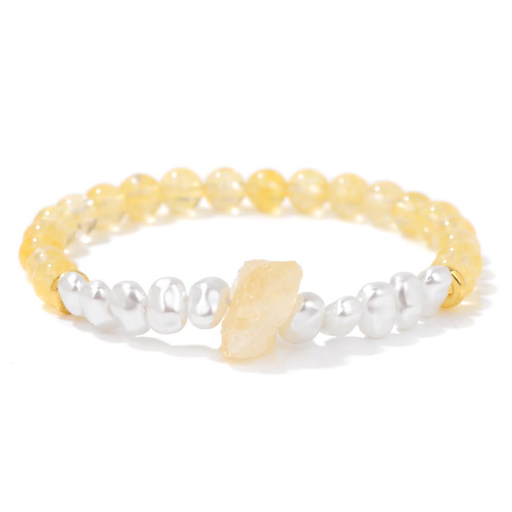 Eline - Enchanting Natural Crystal Bead Bracelet