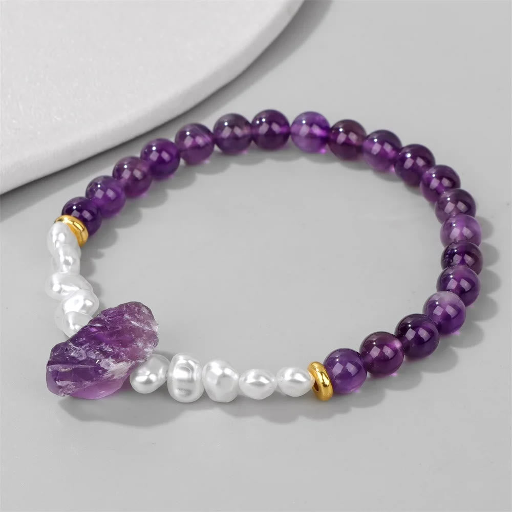 Eline - Enchanting Natural Crystal Bead Bracelet