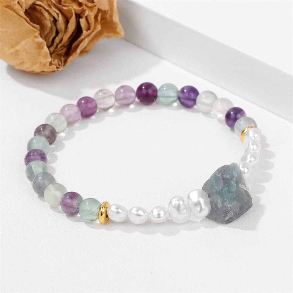 Eline - Enchanting Natural Crystal Bead Bracelet