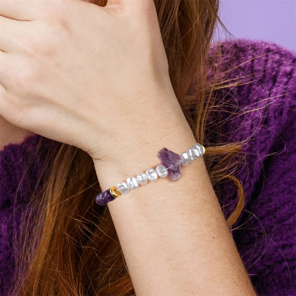 Eline - Enchanting Natural Crystal Bead Bracelet