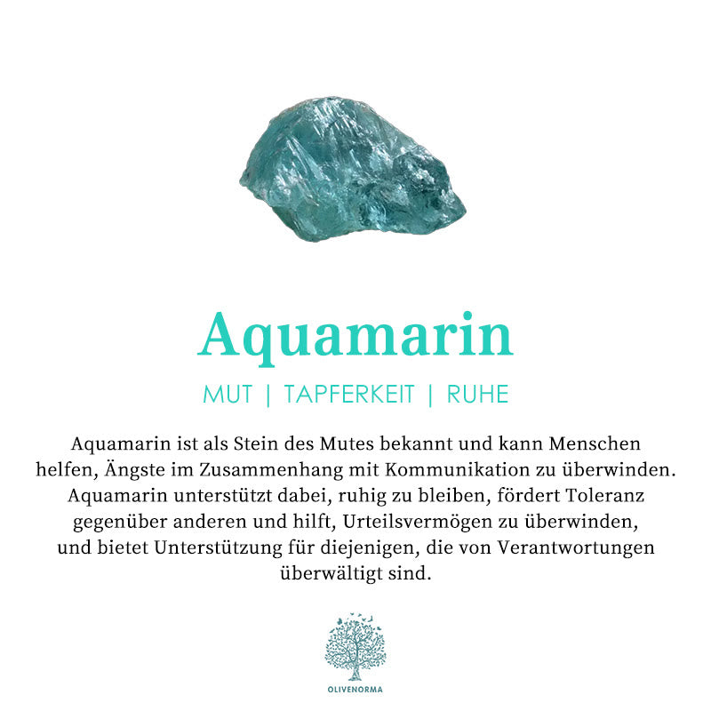 Eswenna - Enchanting Aquamarine Spinner Ring