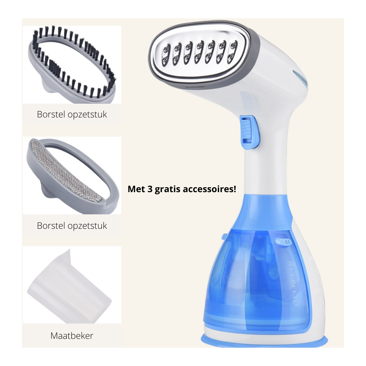 SteamEase - Compact Portable Wrinkle-Free Garment Steamer