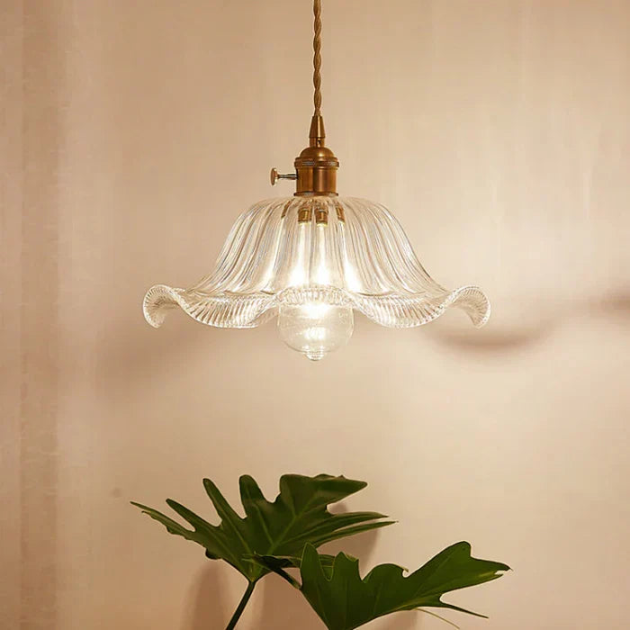 OpulentGlow Pendant - Elegant Handblown Glass Pendant Light
