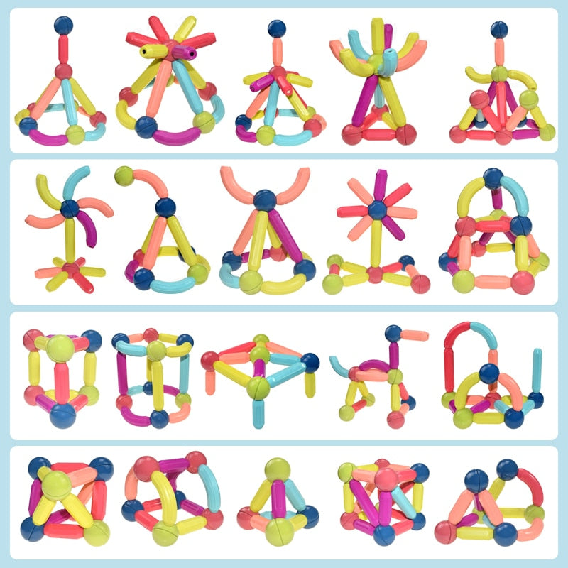CreativeMag Sticks - Magnetic Building Sticks for Creative Kids