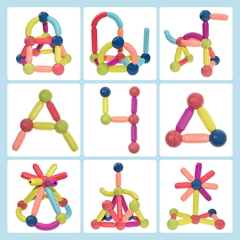CreativeMag Sticks - Magnetic Building Sticks for Creative Kids