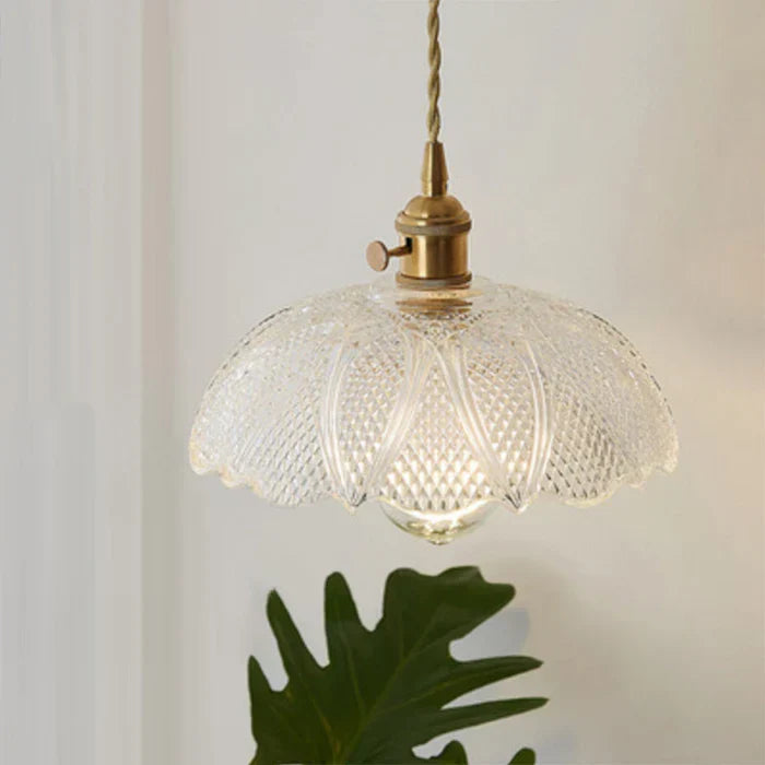 OpulentGlow Pendant - Elegant Handblown Glass Pendant Light