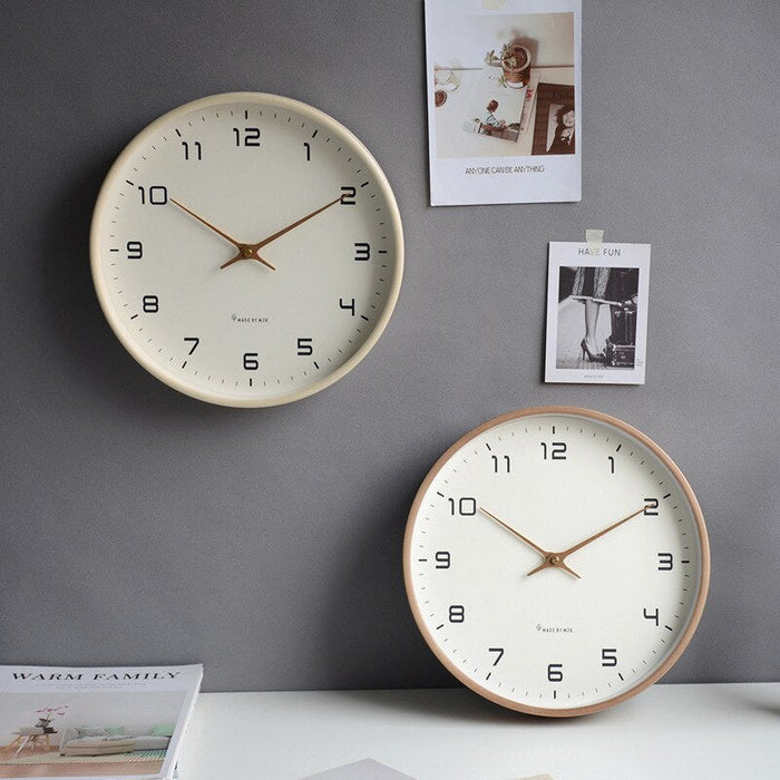 NordicTimber - Rustic Wooden Wall Clock for Your Interior