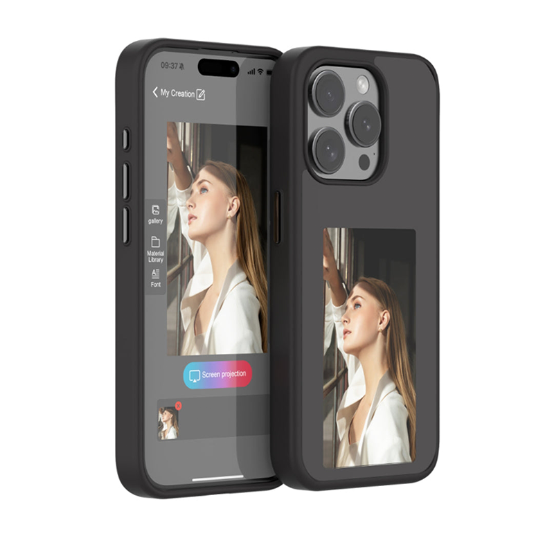 CustomView Case - Customizable iPhone Protection with E-Ink Display