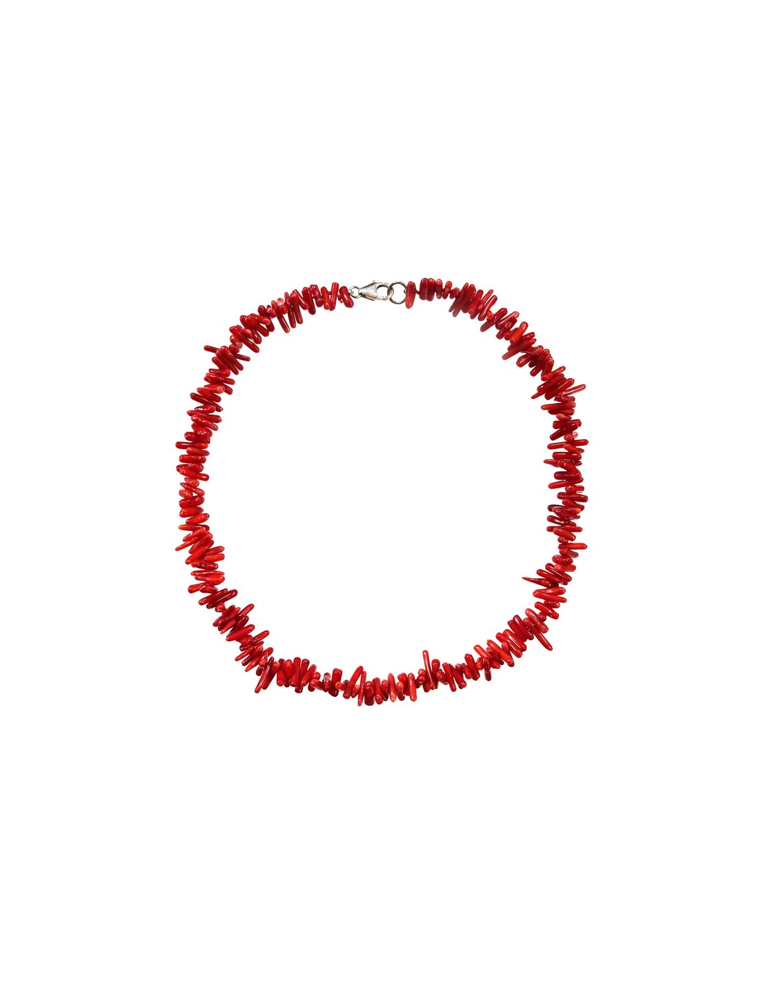 Cendaria Red Coral Necklace - Vibrant Bohemian Statement Piece
