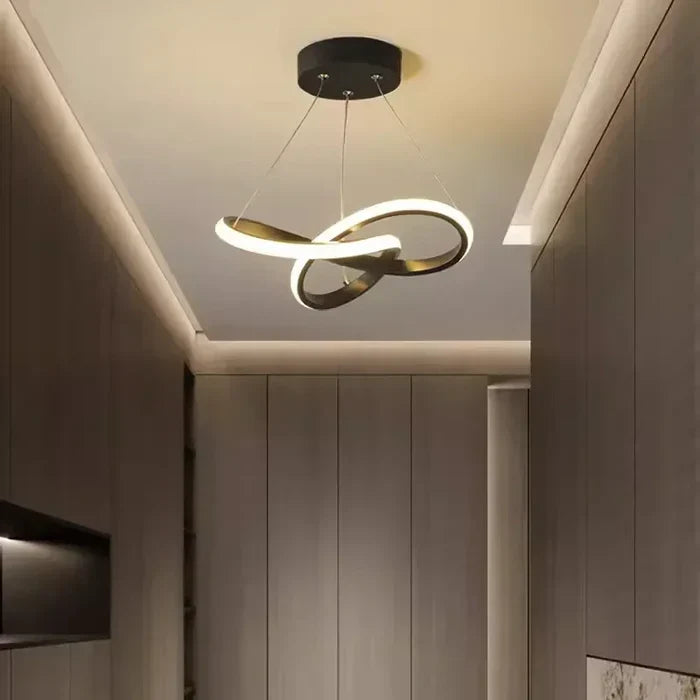 WaveGlow Ceiling Light - Stylish LED Ceiling Lamp with Remote Control