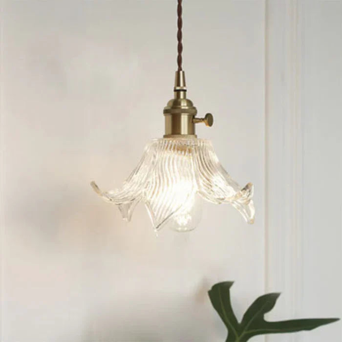 OpulentGlow Pendant - Elegant Handblown Glass Pendant Light