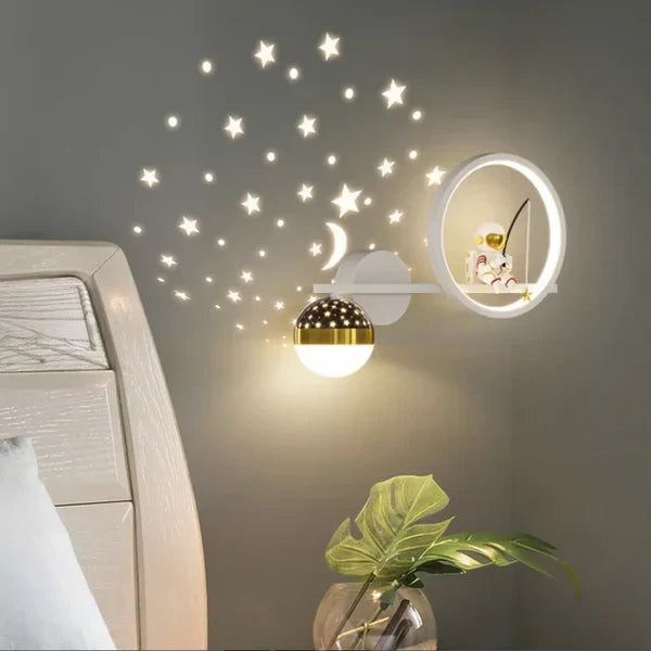 GlowNest - Playful Wall Lamp for Kids' Rooms