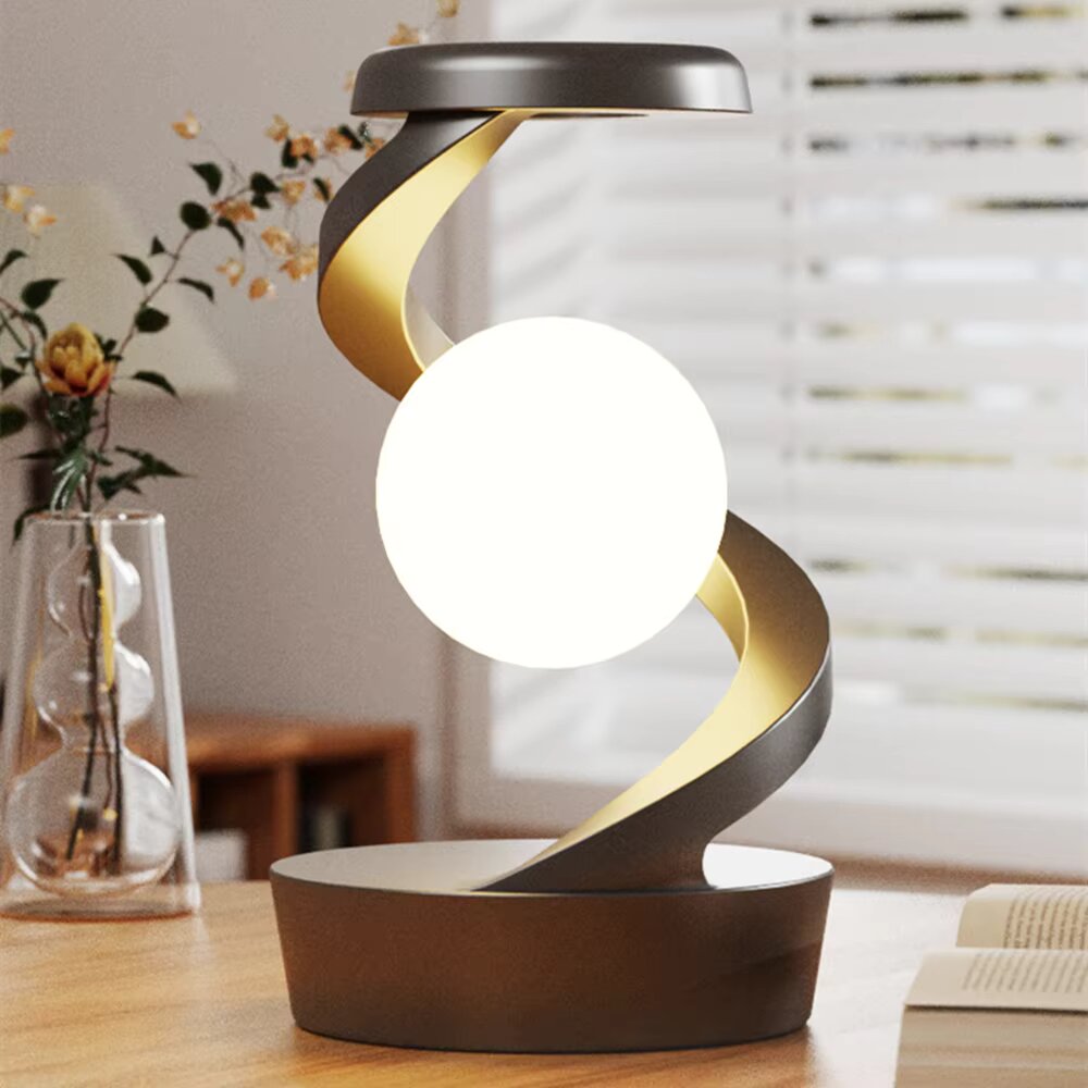 FloatCharge - Futuristic Floating Lamp with Wireless Charger