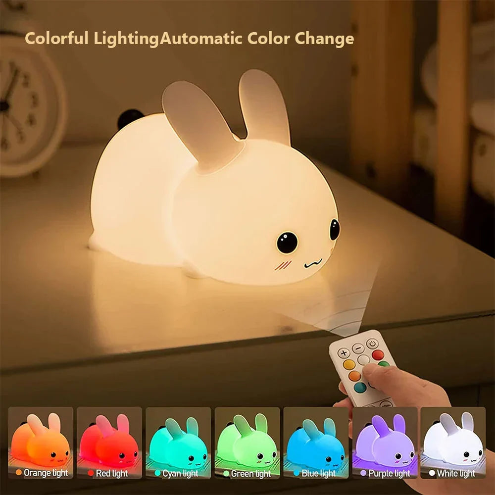 BunnyGlow - Cute LED Night Light for Kids