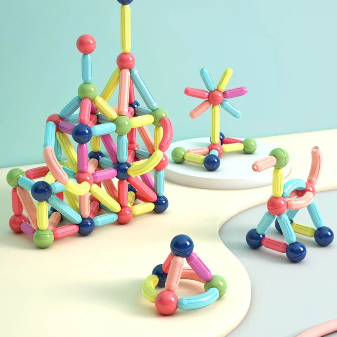 Magneo Blocks - Magnetic Building Set for Kids