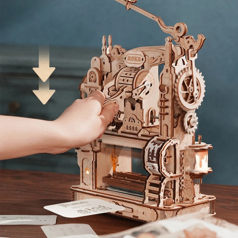 PressMaster 3D Puzzle - Historical DIY Printing Press Model