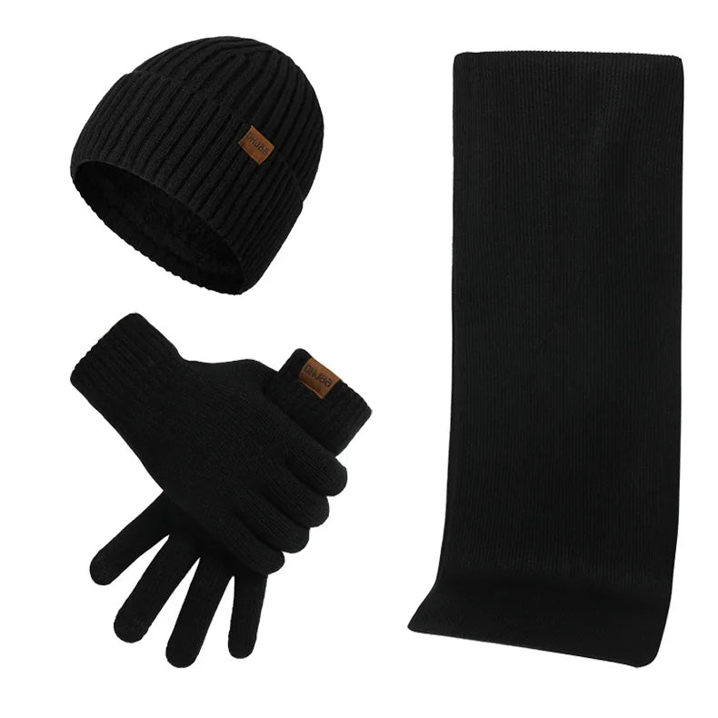 ArcticStyle - Trendy Winter Set with Hat and Gloves