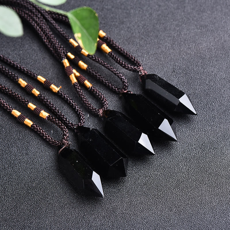 Faelara - Amethyst Healing Crystal Necklace