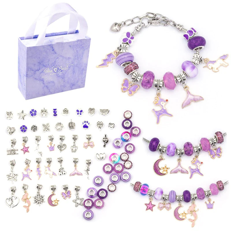 SparkleBrace Kit - DIY Bracelet Making Kit for Kids