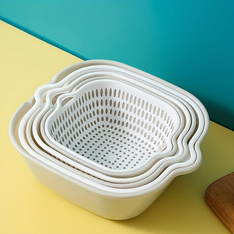 Jamera - Double-Layer Kitchen Strainer Set of 3