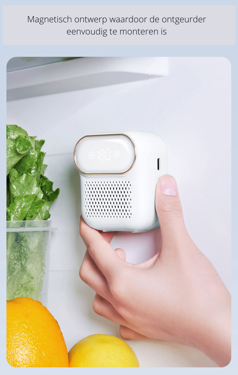FreshBreeze - Ozone Fridge Deodorizer for Fresh Air