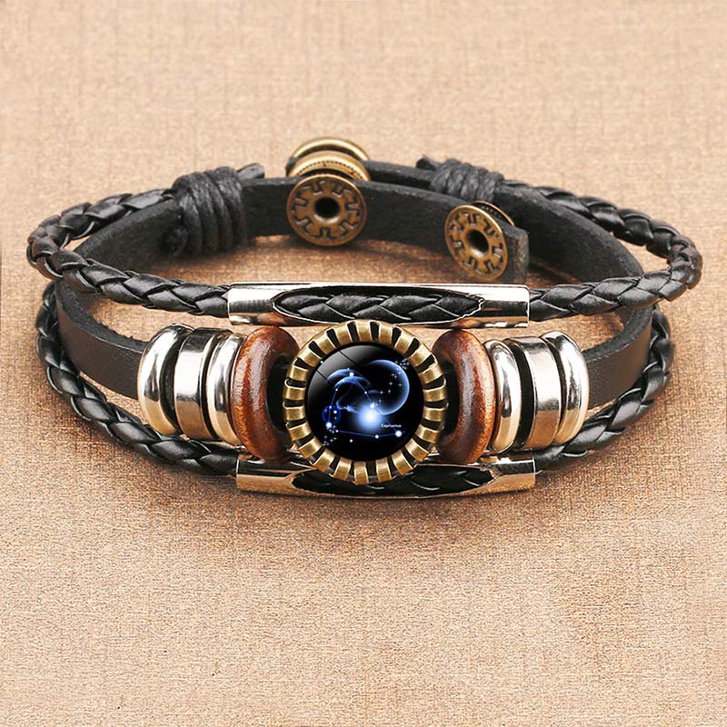 Celestial Charm Bracelet - Adjustable Zodiac Sign Jewelry