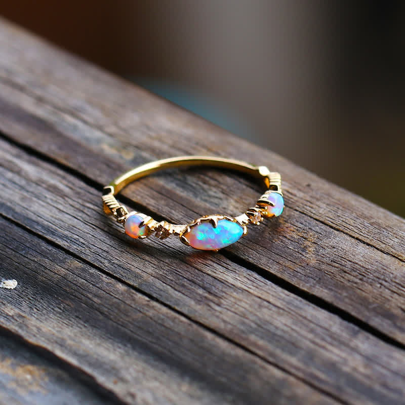Isabella Vintage Opal Ring - A Symbol of Love and Sincerity