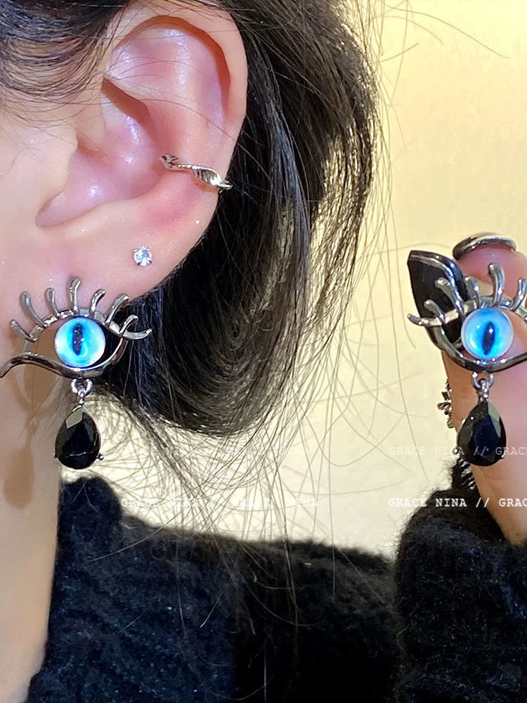 Yara Evil Eye Earrings - Enchanting Everyday Elegance