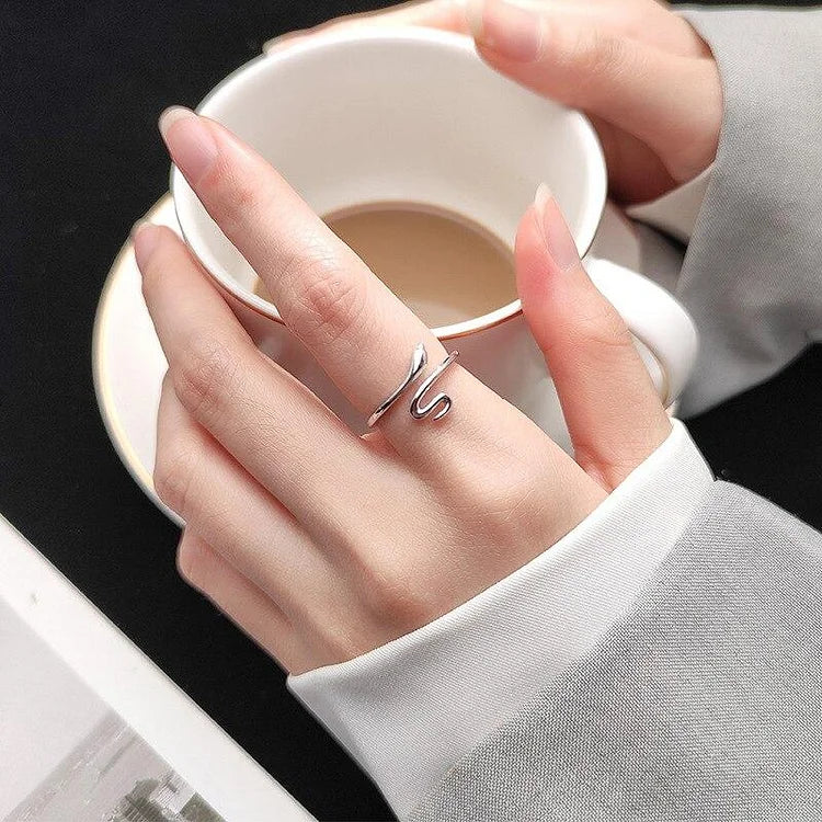 Atheris - Adjustable Sterling Silver Snake Ring