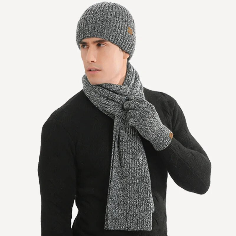 ArcticStyle - Trendy Winter Set with Hat and Gloves