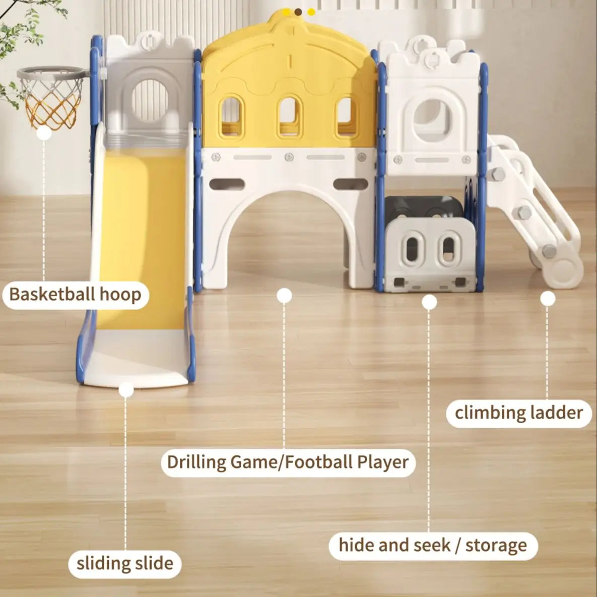 Mini Play Haven - Multifunctional Swing and Slide Set