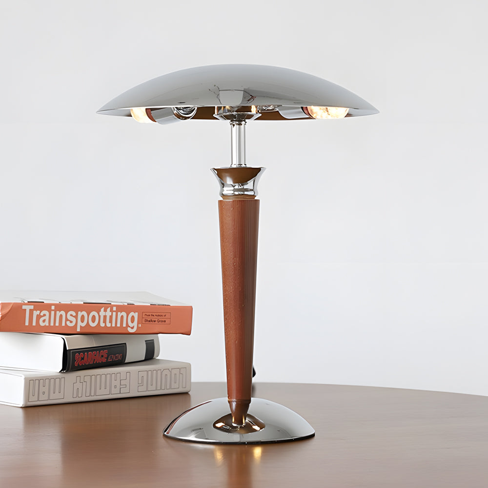 Monclare - Retro Mushroom Table Lamp With Dimmable Light