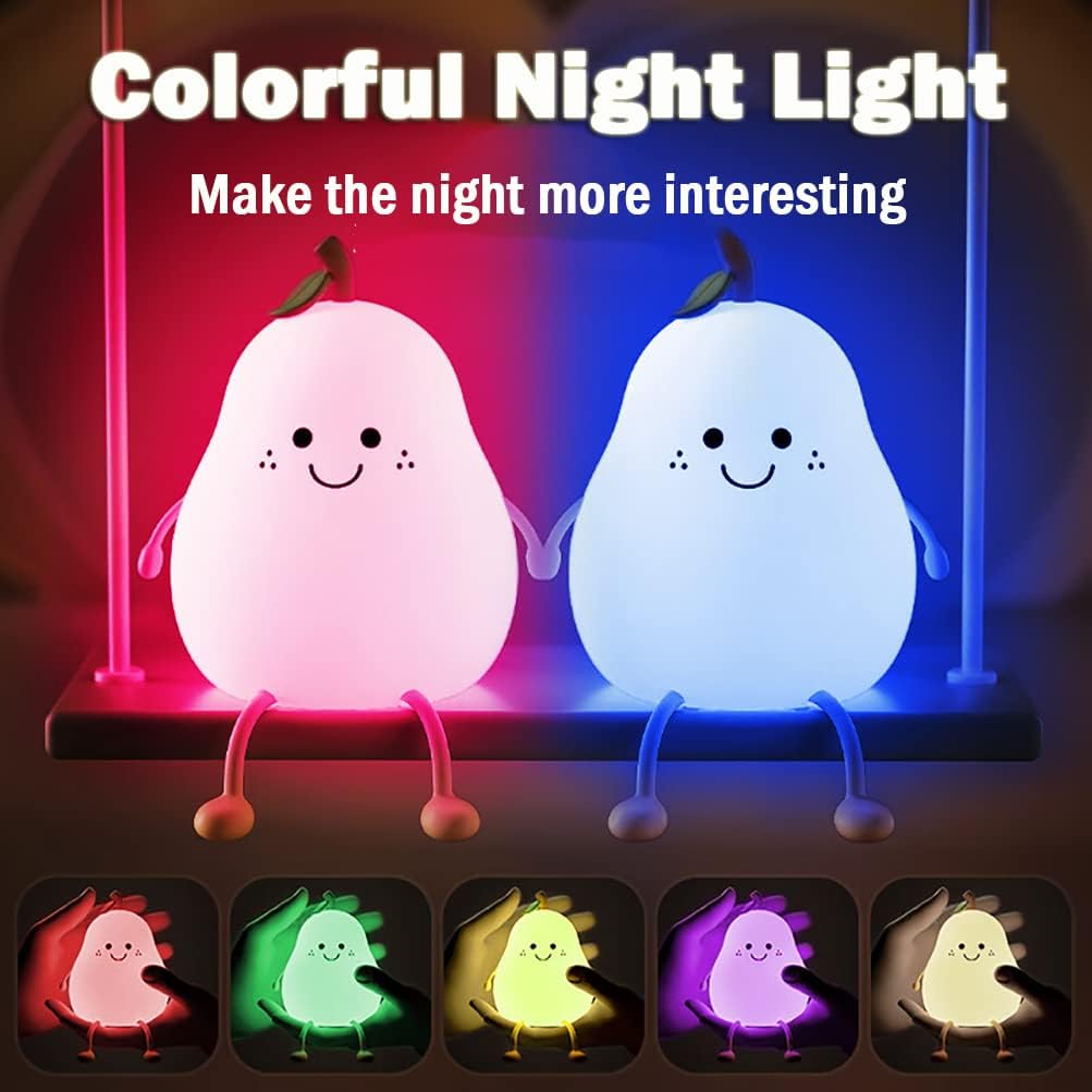 Lombrick - Rechargeable USB Pear-Shaped Bedside Lamp