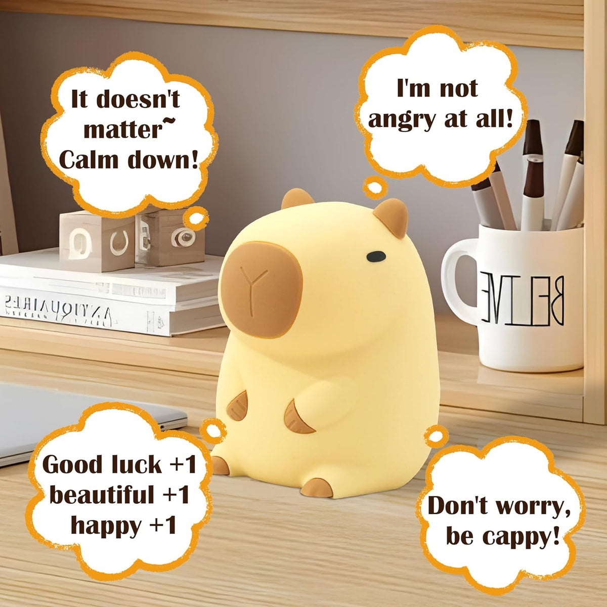 Nizwell - Warm Capybara Design Night Light