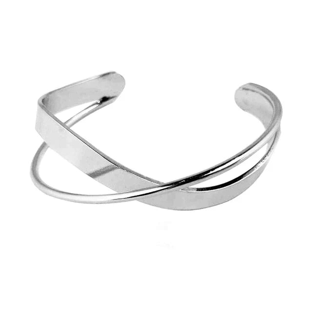 Horessa - Elegant European Bracelet in Silver and Gold