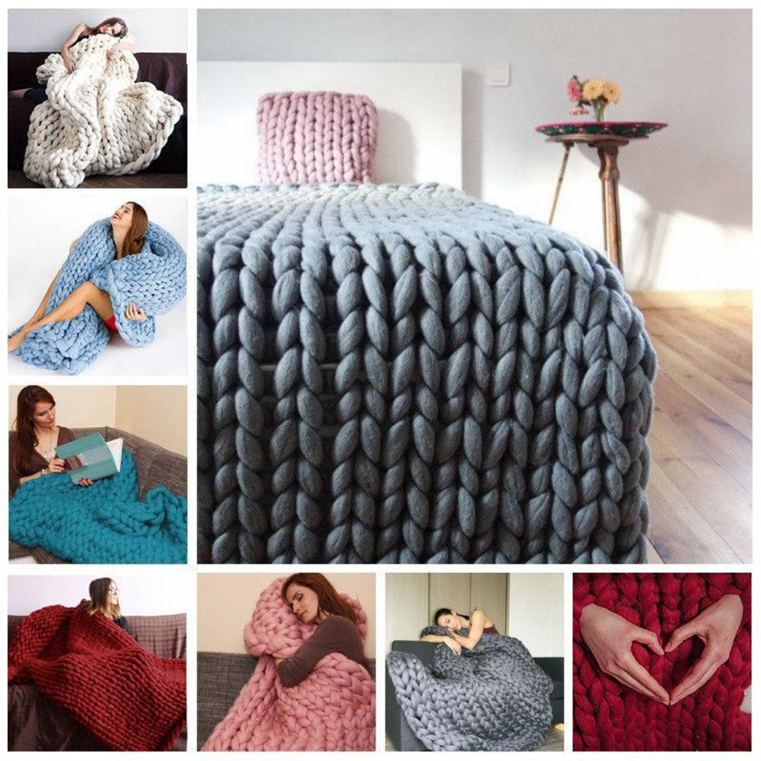 WinterVibe DIY Blanket - A Unique, Cozy Project for Winter Nights