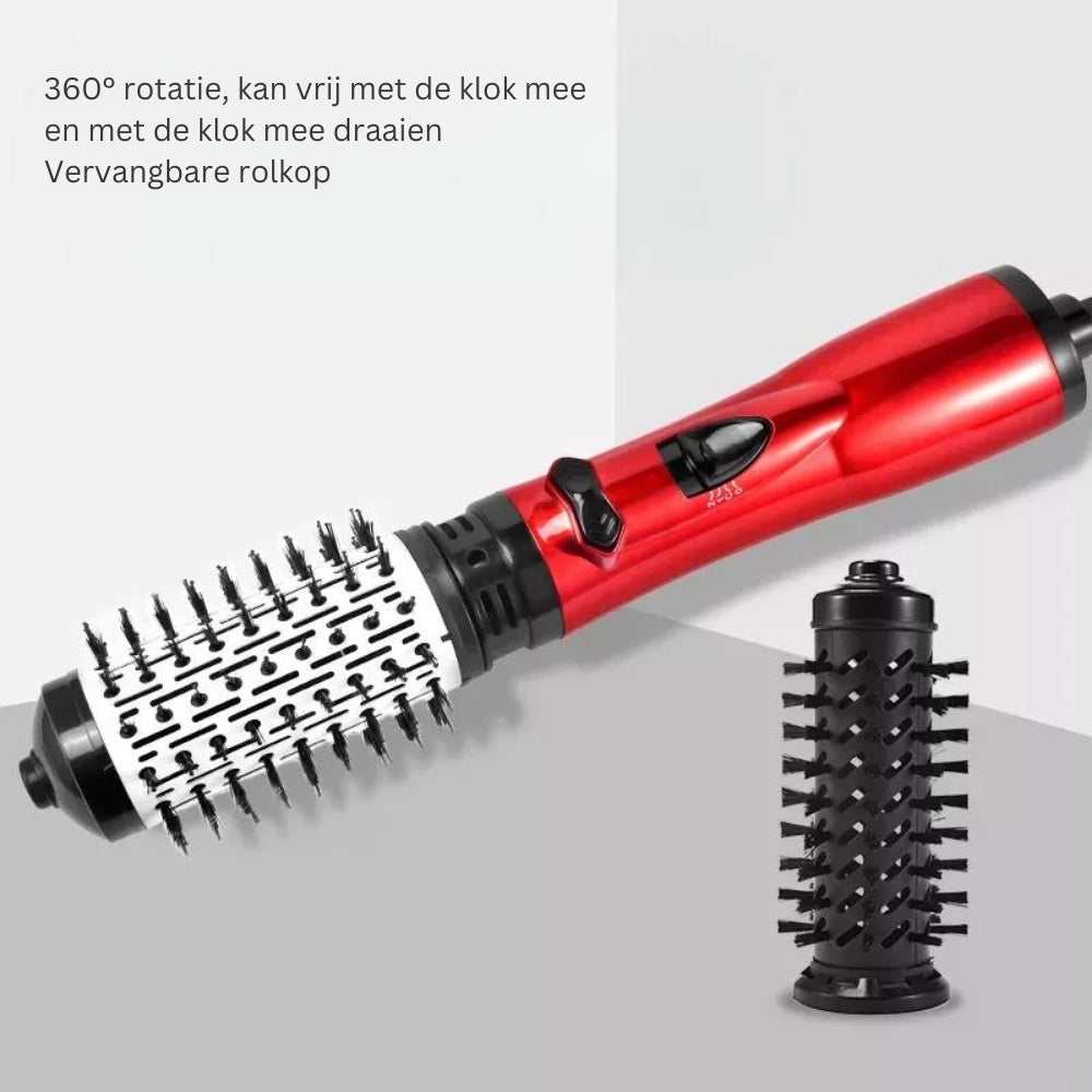 RevolveGlam Styler - 3-in-1 Hot Air Styling Brush