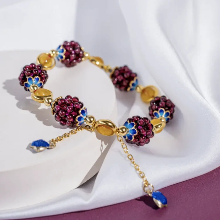 Selina - Natural Garnet Bracelet for Love and Healing