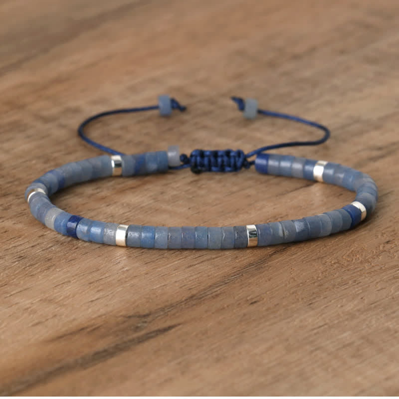 Seraphina Bracelet - Braided Natural Stone Bead Design