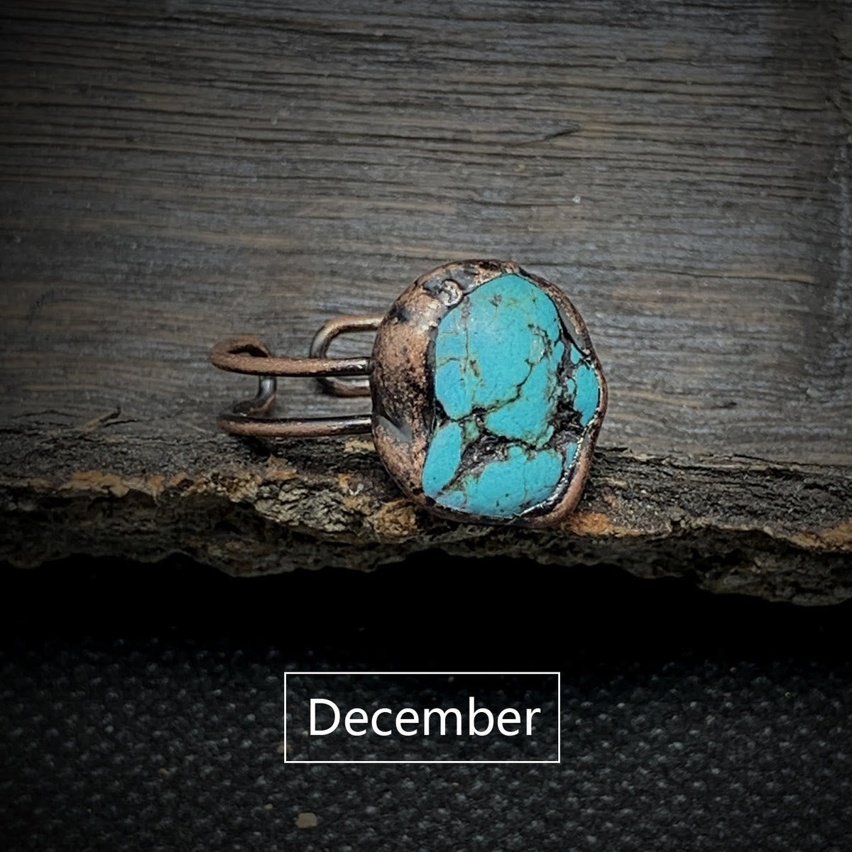 Cadria - Natural Raw Birthstone Ring