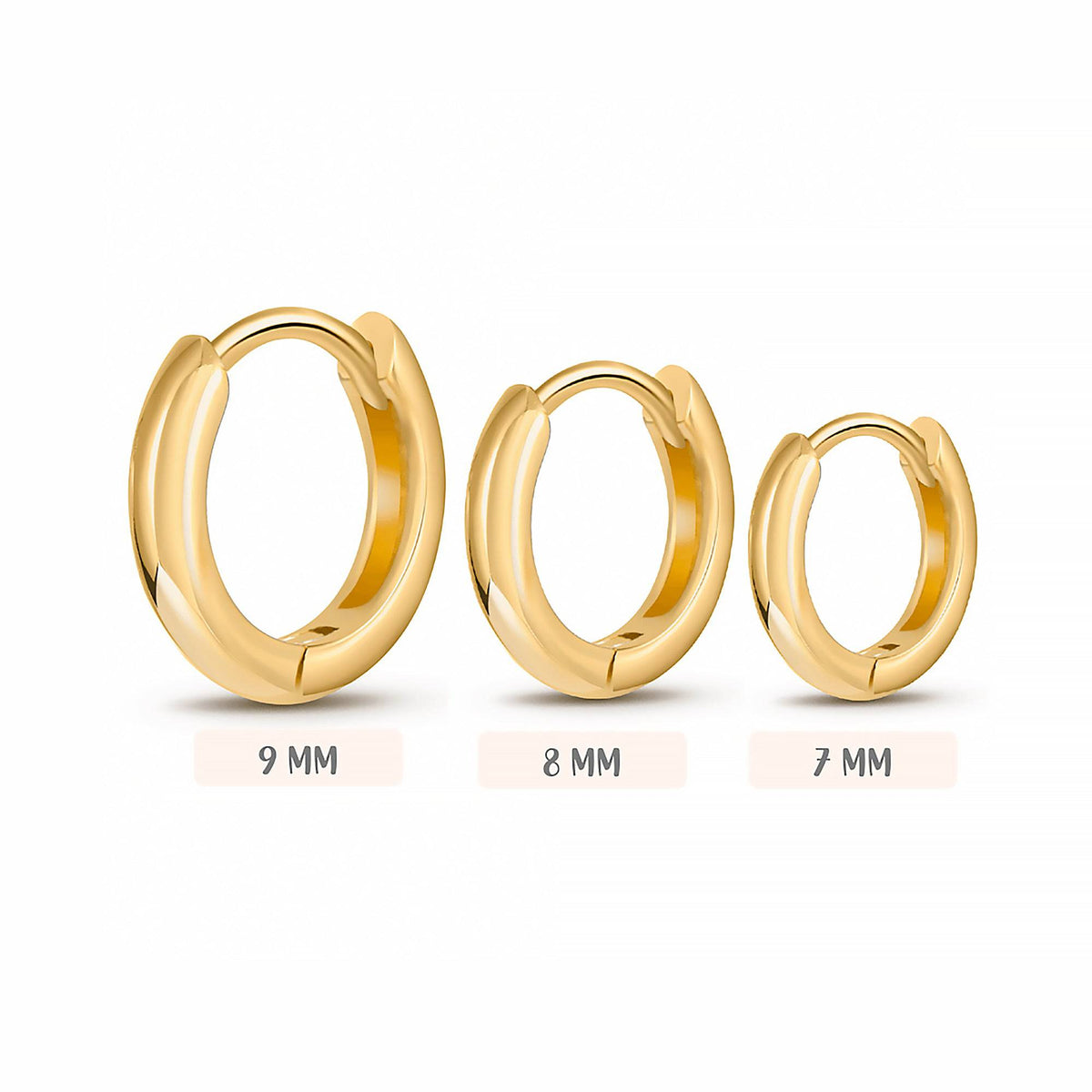 Triella - Triple Ring Hoop Earring Set