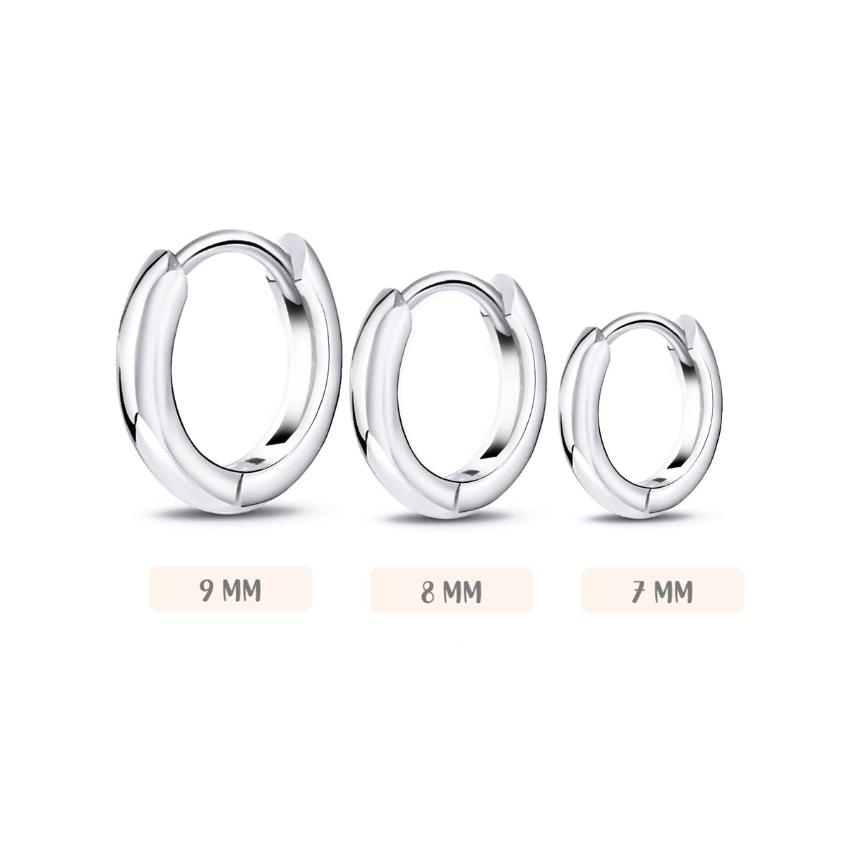 Triella - Triple Ring Hoop Earring Set