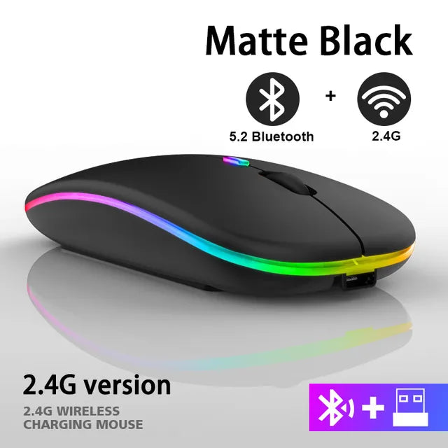 LuxeClick Mouse - Wireless Rechargeable Bluetooth Mouse