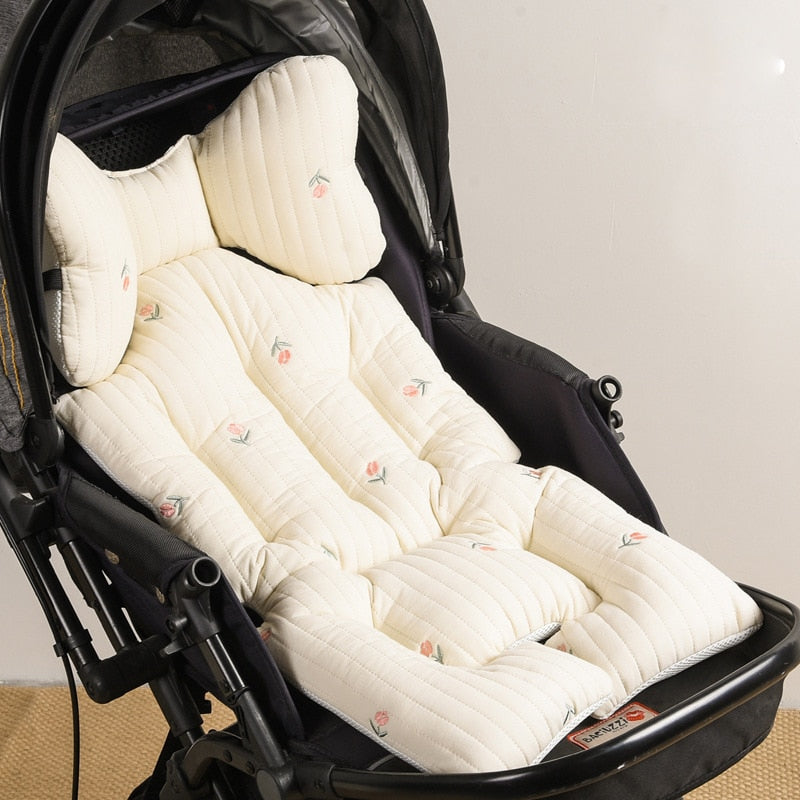 SnuggleRide - Cozy Stroller Cushion with Stylish Prints