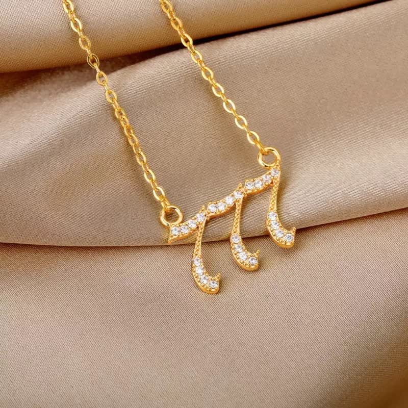 Seraphina Angel Number Necklace - Zirconia Pendant Symbolizing Protection and Love