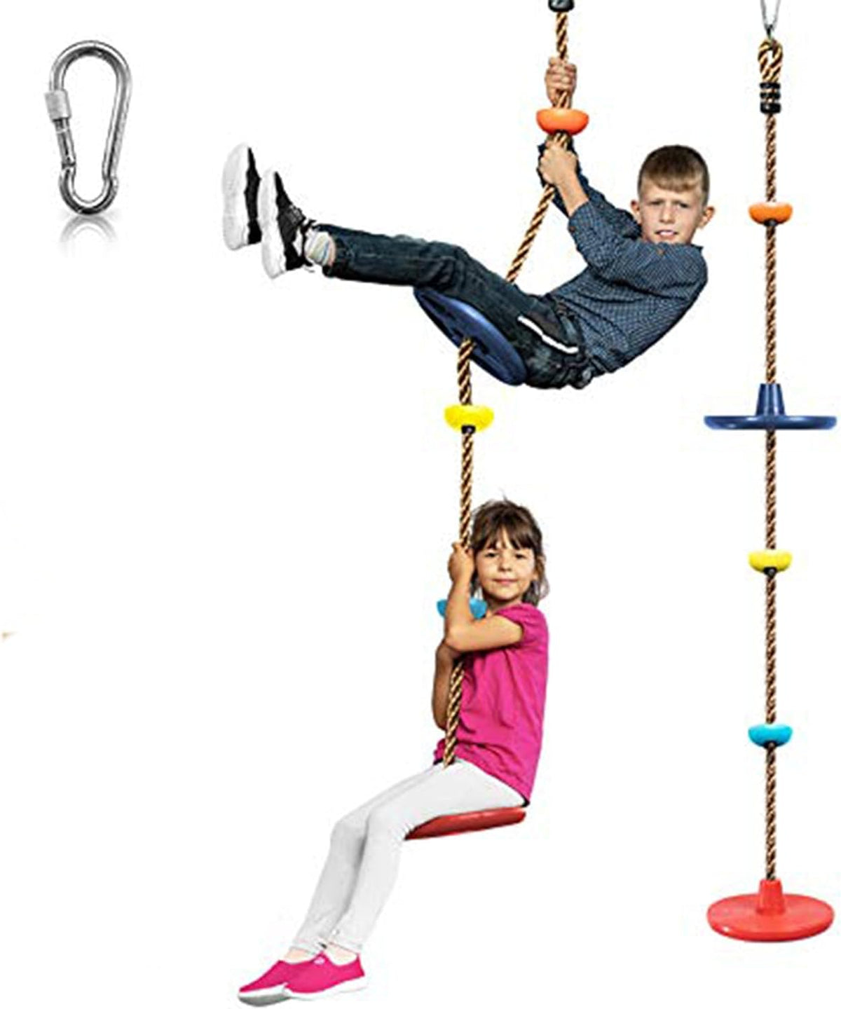 RangerNest - Tree Swing Set with Climbing Rope