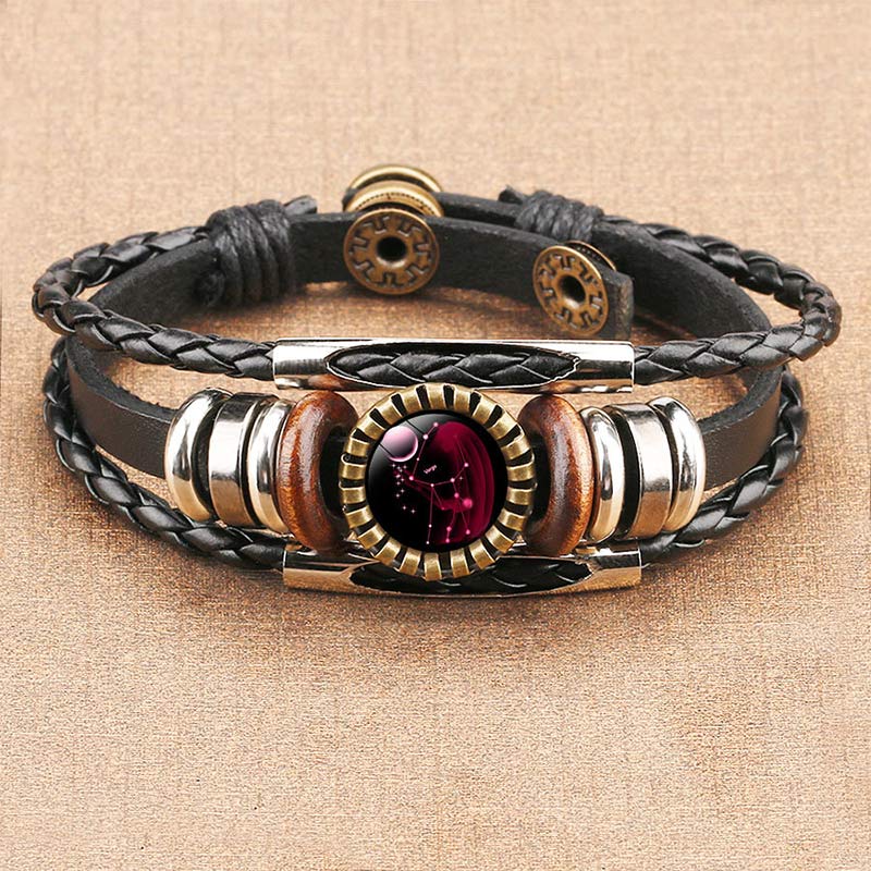 Celestial Charm Bracelet - Adjustable Zodiac Sign Jewelry
