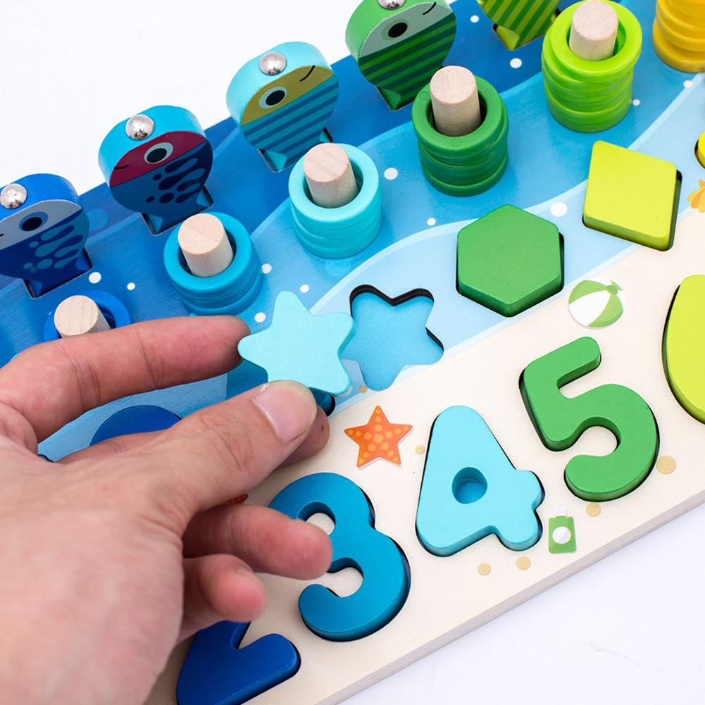 Wooden Montessori Board - Educational Toy for Cognitive Development